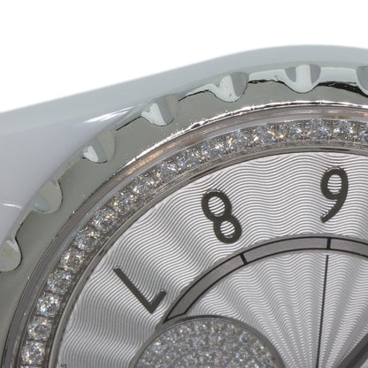 CHANEL J12-365 Diamond White Ceramic Watches H3841 Ceramic/Ceramic Boys
