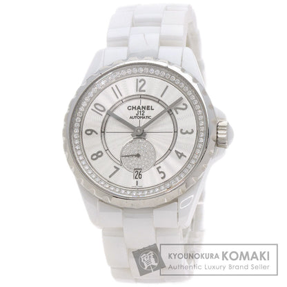 CHANEL J12-365 Diamond White Ceramic Watches H3841 Ceramic/Ceramic Boys