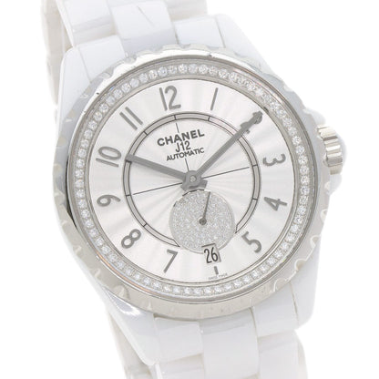 CHANEL J12-365 Diamond White Ceramic Watches H3841 Ceramic/Ceramic Boys