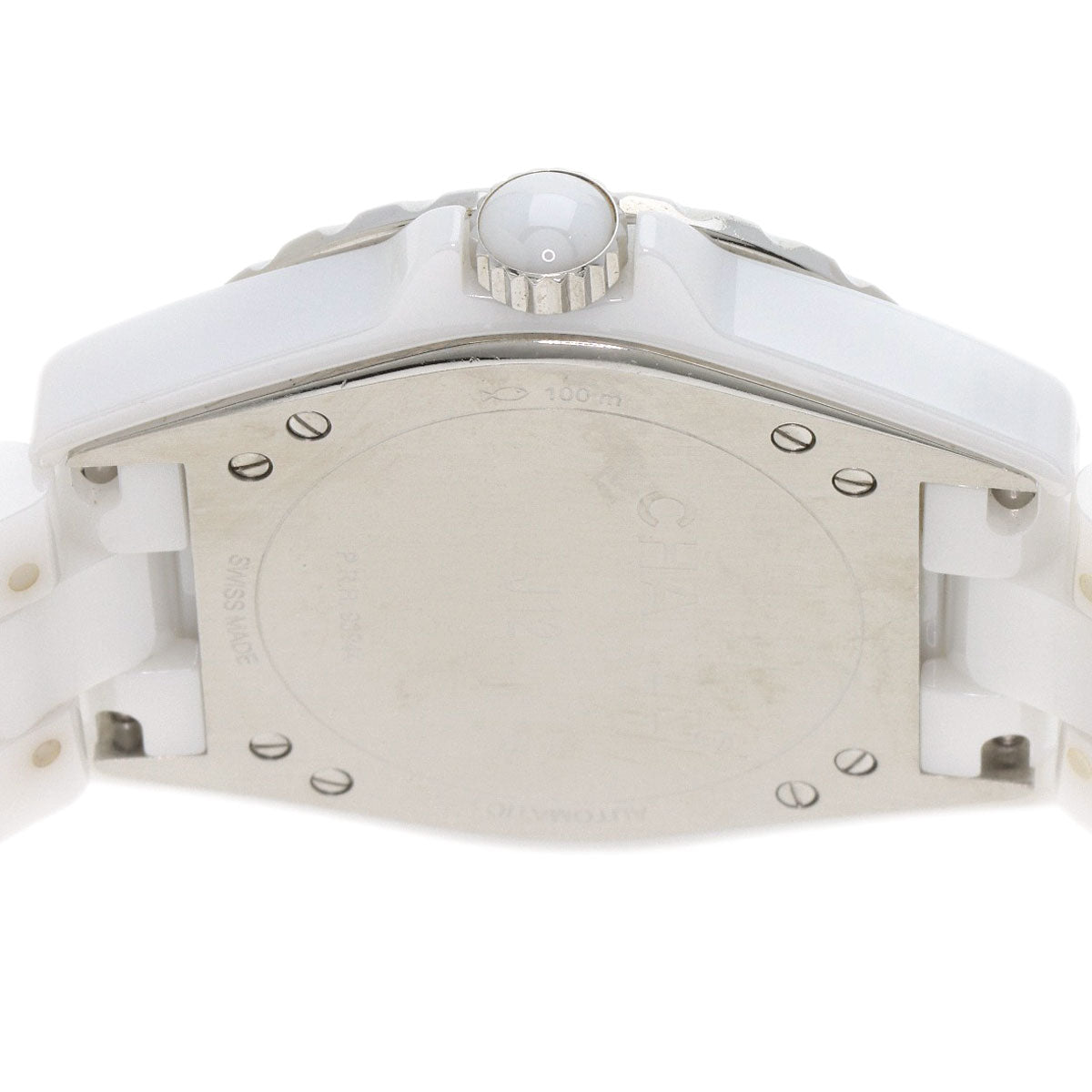 CHANEL J12-365 Diamond White Ceramic Watches H3841 Ceramic/Ceramic Boys