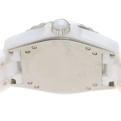 CHANEL J12-365 Diamond White Ceramic Watches H3841 Ceramic/Ceramic Boys