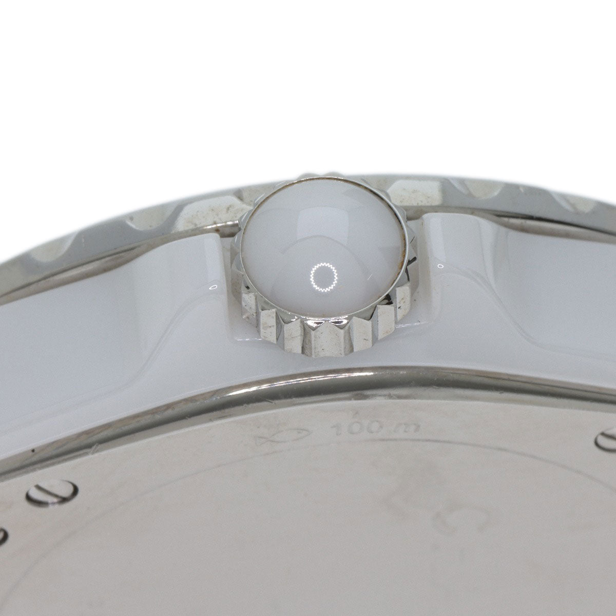 CHANEL J12-365 Diamond White Ceramic Watches H3841 Ceramic/Ceramic Boys