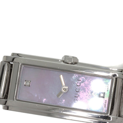 GUCCI G-Line 2P Diamond Watches 109 Stainless Steel/Stainless Steel Ladies