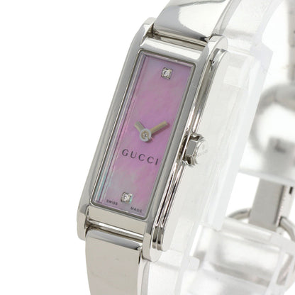 GUCCI G-Line 2P Diamond Watches 109 Stainless Steel/Stainless Steel Ladies
