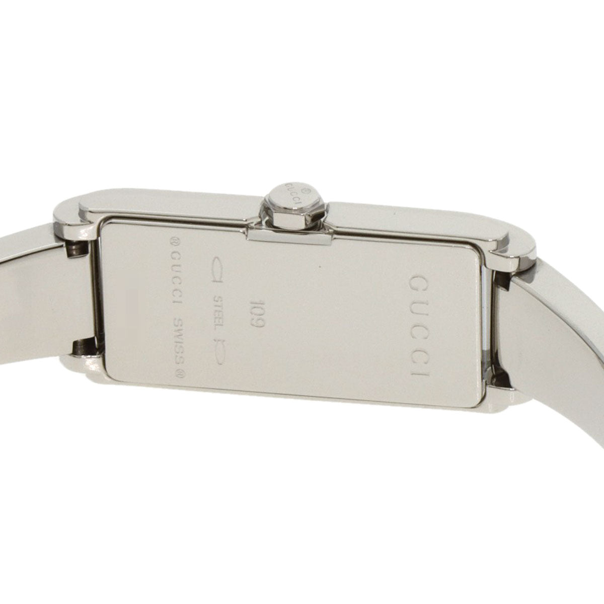 GUCCI G-Line 2P Diamond Watches 109 Stainless Steel/Stainless Steel Ladies