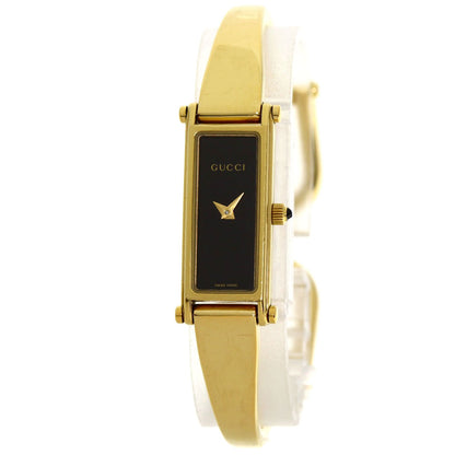 GUCCI Square face Watches 1500L Gold Plated/Gold Plated Ladies
