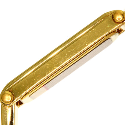 GUCCI Square face Watches 1500L Gold Plated/Gold Plated Ladies