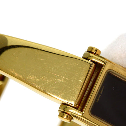 GUCCI Square face Watches 1500L Gold Plated/Gold Plated Ladies