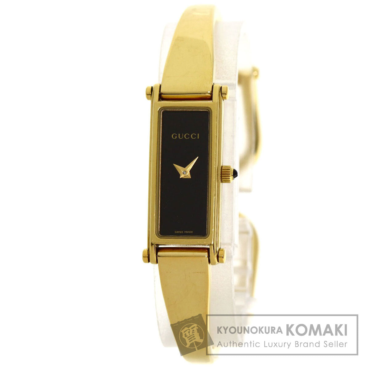 GUCCI Square face Watches 1500L Gold Plated/Gold Plated Ladies