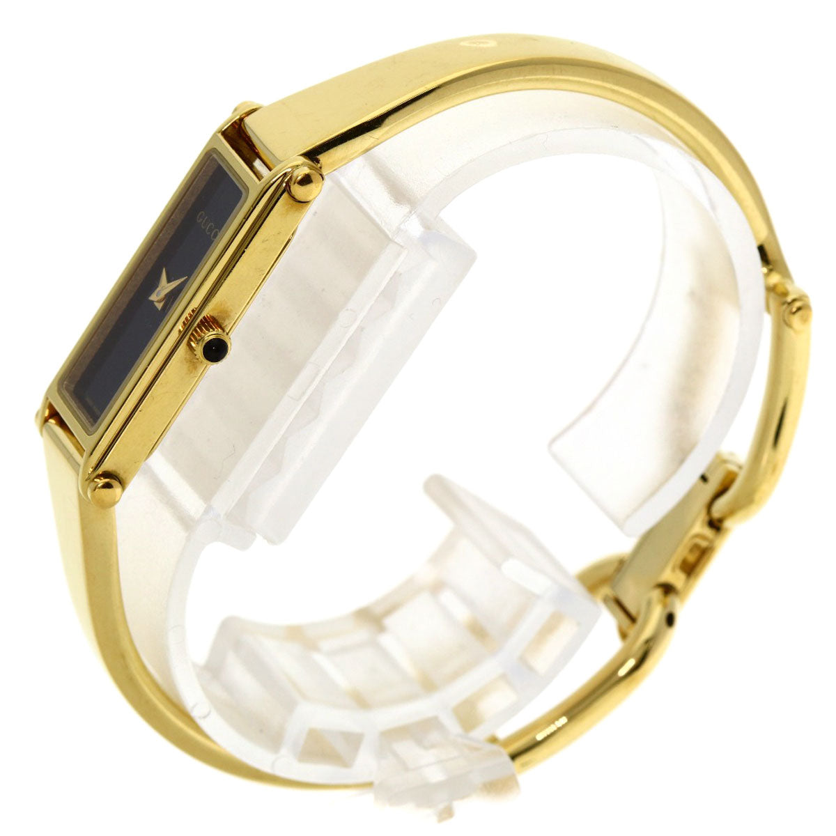 GUCCI Square face Watches 1500L Gold Plated/Gold Plated Ladies