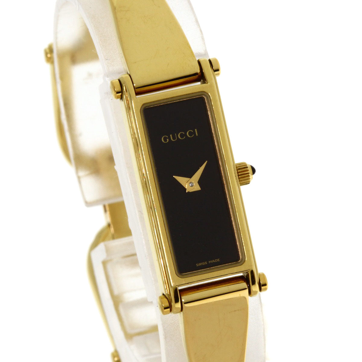 GUCCI Square face Watches 1500L Gold Plated/Gold Plated Ladies