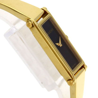 GUCCI Square face Watches 1500L Gold Plated/Gold Plated Ladies