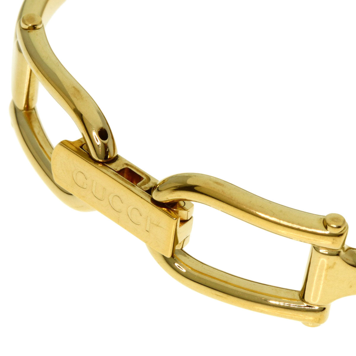 GUCCI Square face Watches 1500L Gold Plated/Gold Plated Ladies