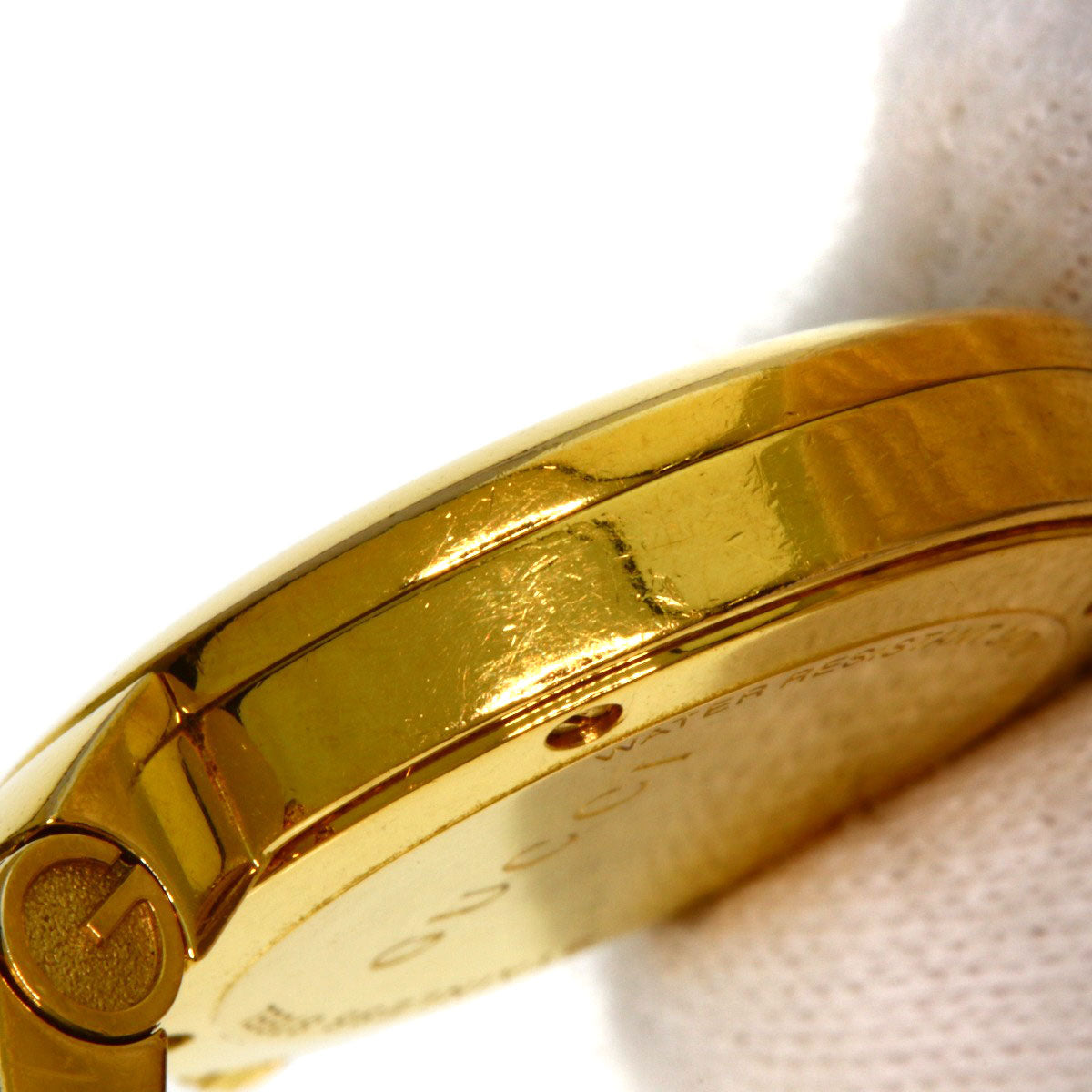 GUCCI Flora Round Face Watches 105 Gold Plated/Gold Plated Ladies