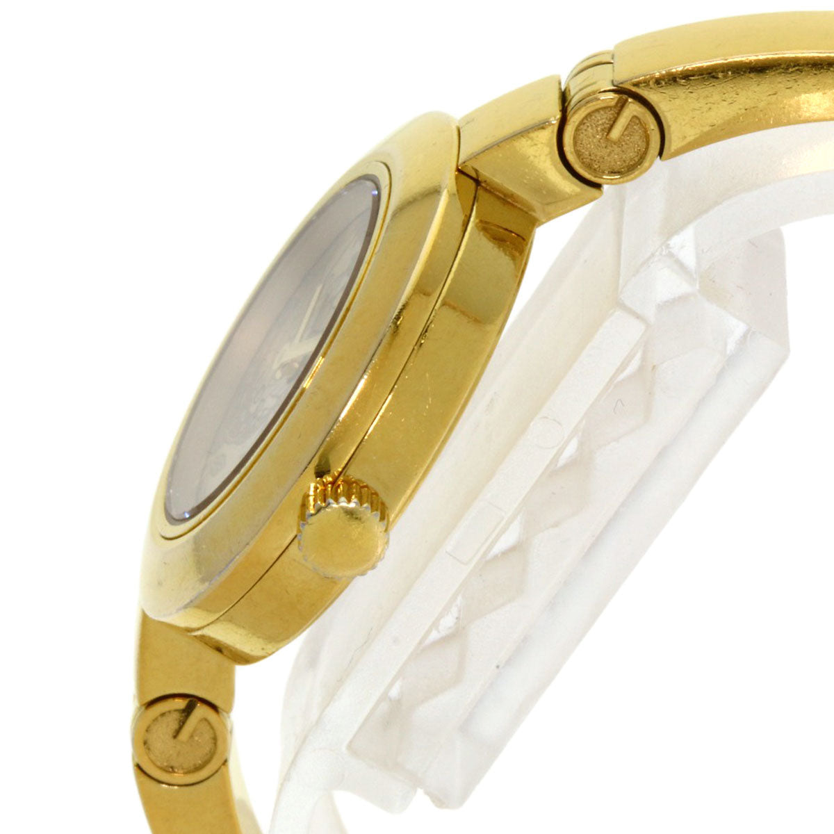 GUCCI Flora Round Face Watches 105 Gold Plated/Gold Plated Ladies