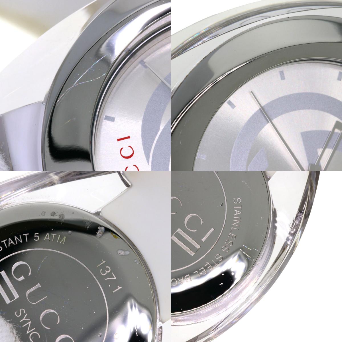 GUCCI SYNC Watches 137.1 Stainless Steel/Rubber mens