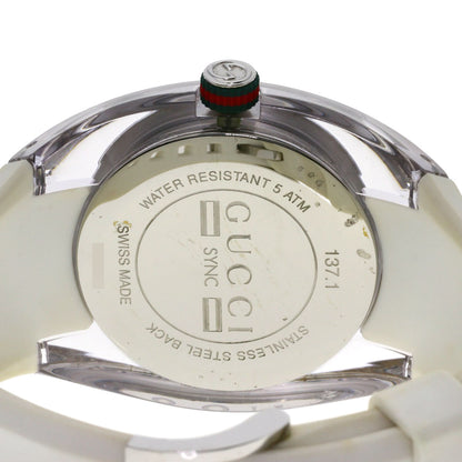 GUCCI SYNC Watches 137.1 Stainless Steel/Rubber mens