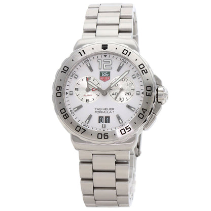 TAG HEUER FORMULA1 Grand Date Alarm Watches WAU111B Stainless Steel/Stainless Steel mens