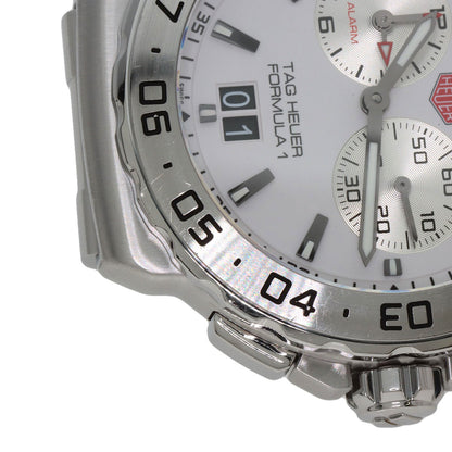TAG HEUER FORMULA1 Grand Date Alarm Watches WAU111B Stainless Steel/Stainless Steel mens