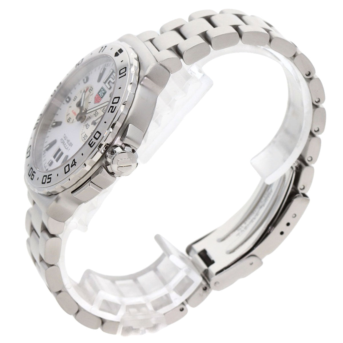 TAG HEUER FORMULA1 Grand Date Alarm Watches WAU111B Stainless Steel/Stainless Steel mens