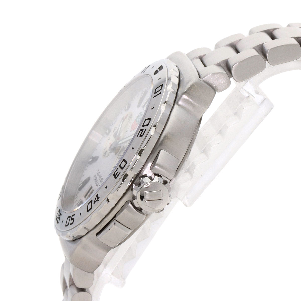 TAG HEUER FORMULA1 Grand Date Alarm Watches WAU111B Stainless Steel/Stainless Steel mens