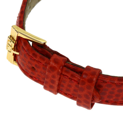 CHRISTIAN DIOR Round face Watches D58-121-2 Stainless Steel/Leather Ladies