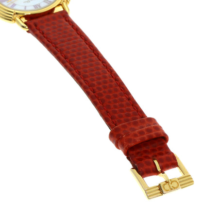 CHRISTIAN DIOR Round face Watches D58-121-2 Stainless Steel/Leather Ladies