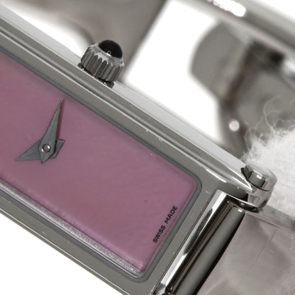 GUCCI Square Face Bangle with Pink Shell Watches 1500L Stainless Steel/Stainless Steel Ladies