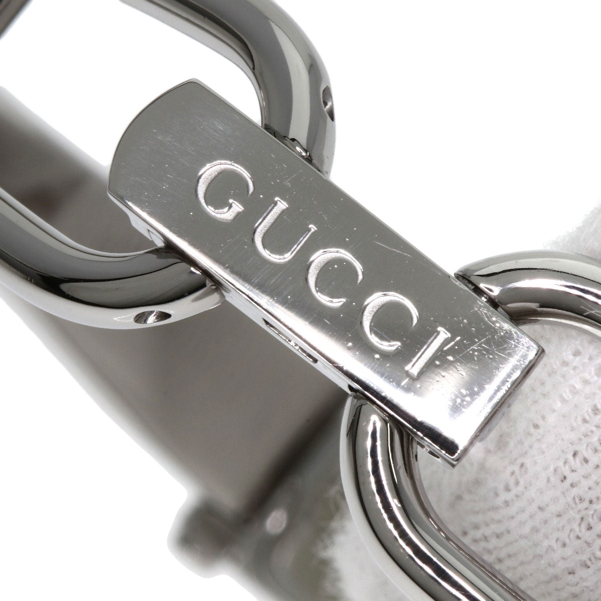 GUCCI Square Face Bangle with Pink Shell Watches 1500L Stainless Steel/Stainless Steel Ladies