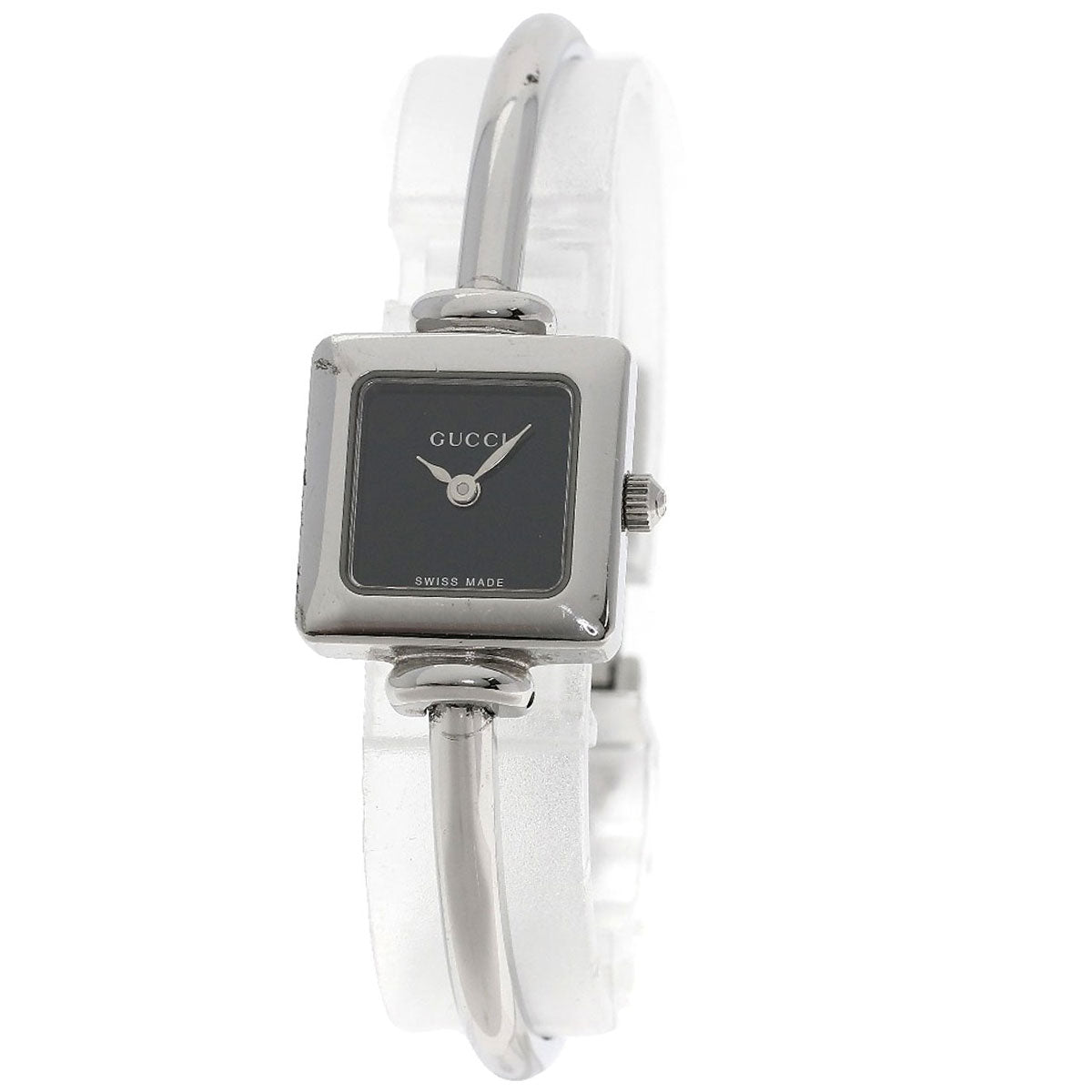 GUCCI Square face Watches 1900L Stainless Steel/Stainless Steel Ladies