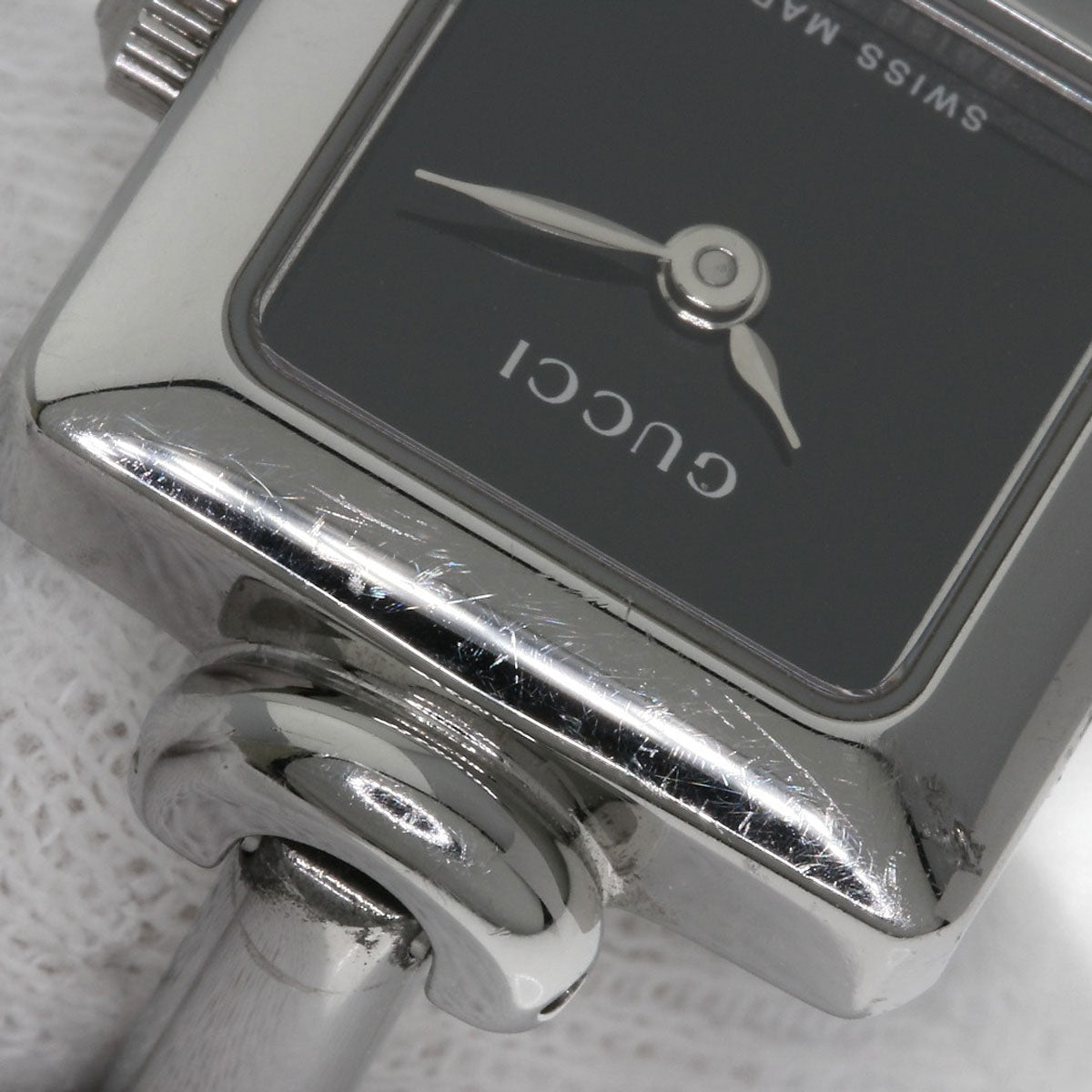 GUCCI Square face Watches 1900L Stainless Steel/Stainless Steel Ladies