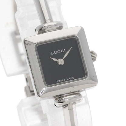 GUCCI Square face Watches 1900L Stainless Steel/Stainless Steel Ladies