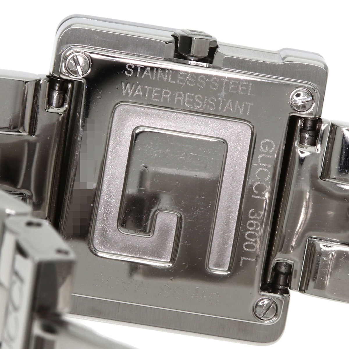 GUCCI G square face Watches 3600L Stainless Steel/Stainless Steel Ladies