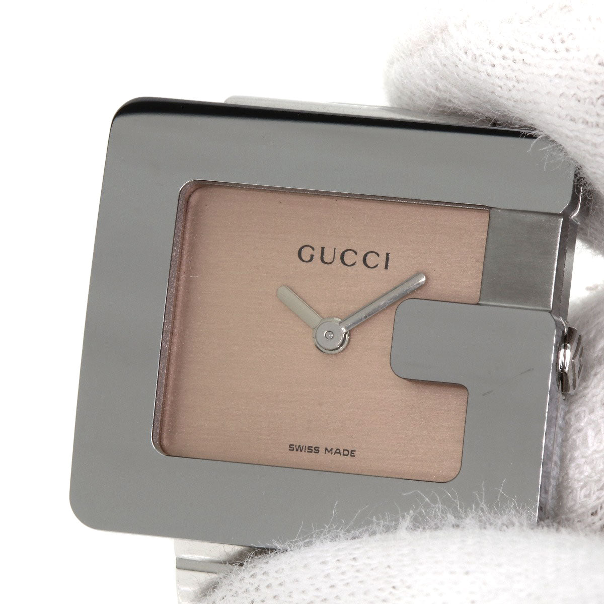 GUCCI G square face Watches 3600L Stainless Steel/Stainless Steel Ladies