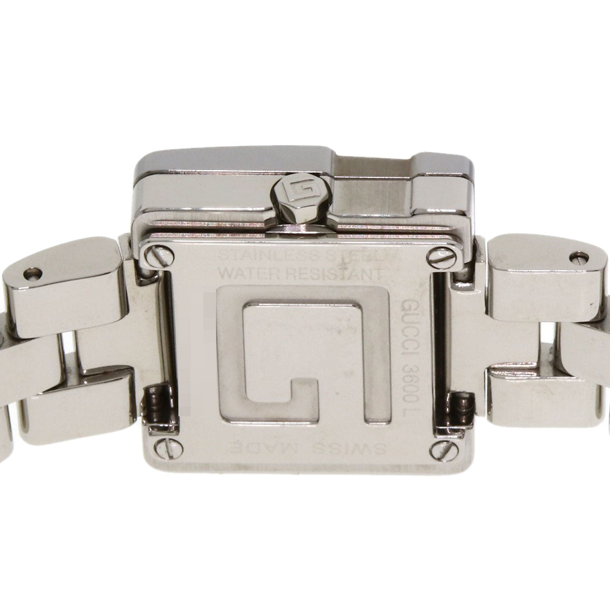 GUCCI G square face Watches 3600L Stainless Steel/Stainless Steel Ladies