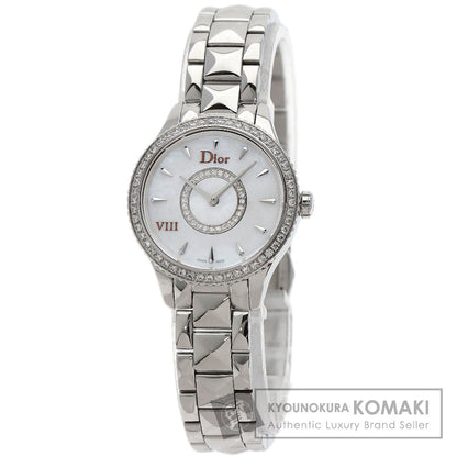 Dior Montaigne Diamond Bezel Watches CD151110M001 Stainless Steel/Stainless Steel Ladies