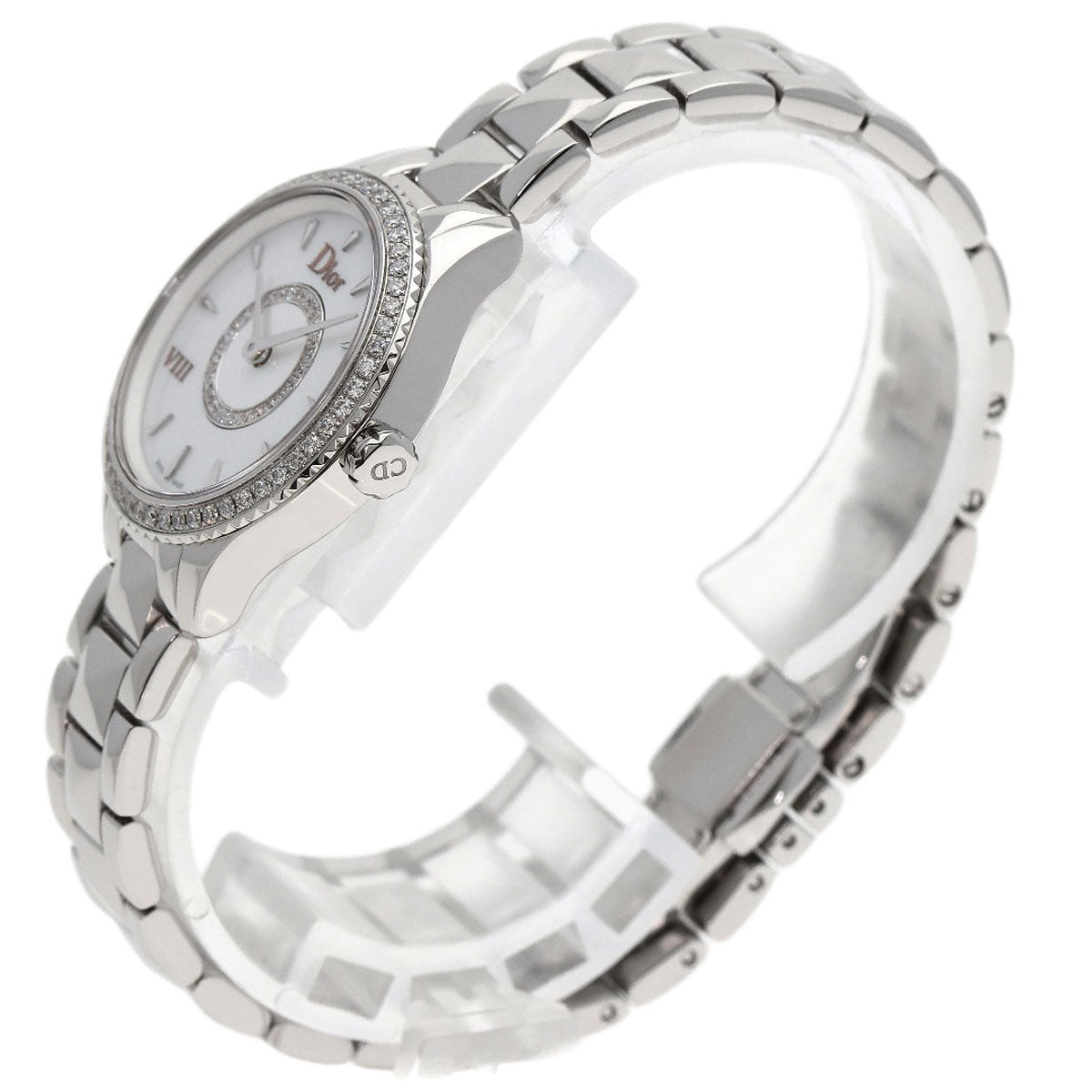 Dior Montaigne Diamond Bezel Watches CD151110M001 Stainless Steel/Stainless Steel Ladies