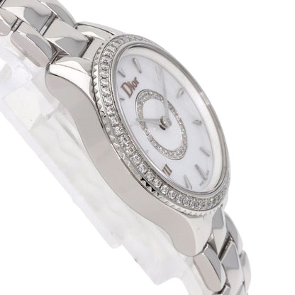 Dior Montaigne Diamond Bezel Watches CD151110M001 Stainless Steel/Stainless Steel Ladies