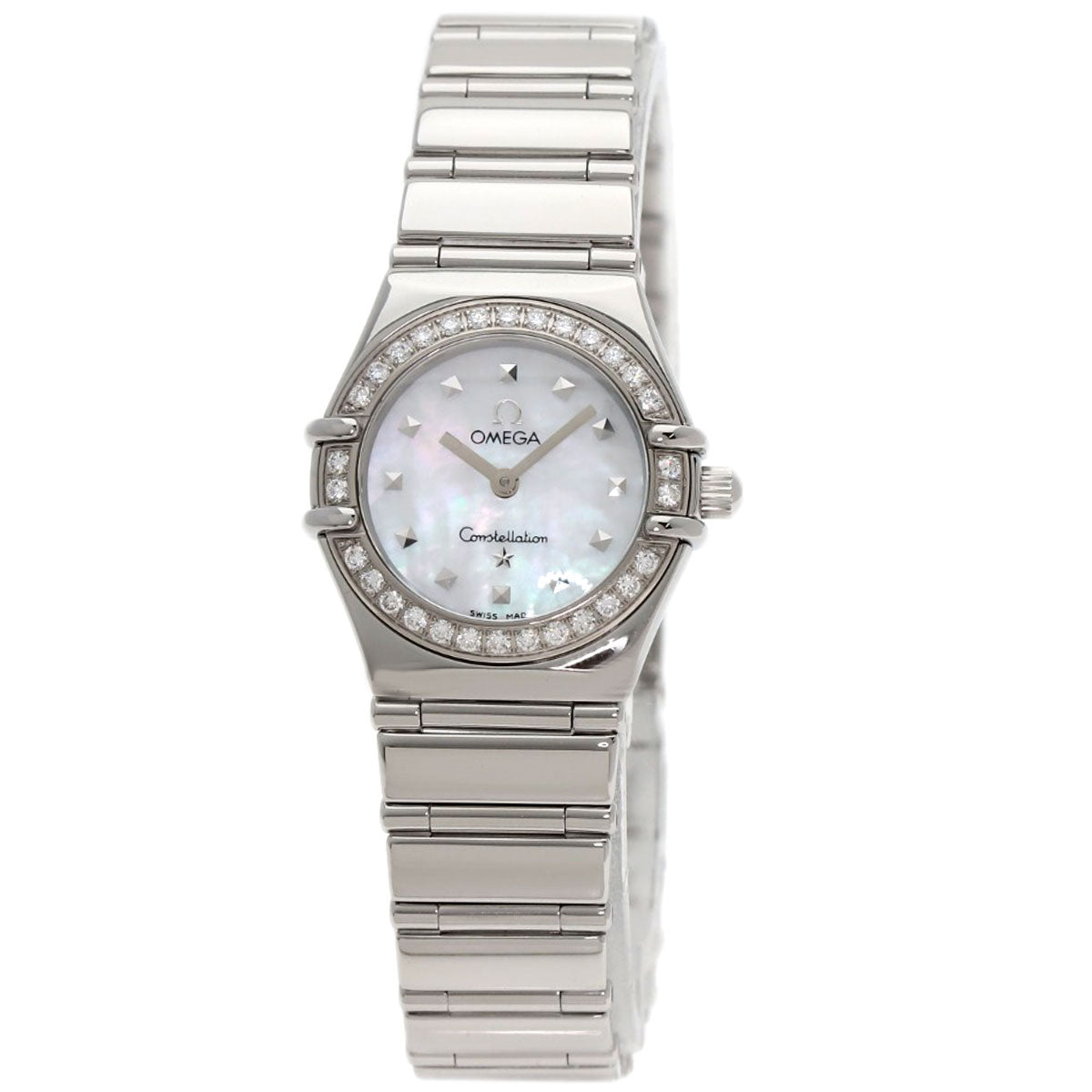 OMEGA Constellation Mini Diamond Watches 1465.71 Stainless Steel/Stainless Steel Ladies