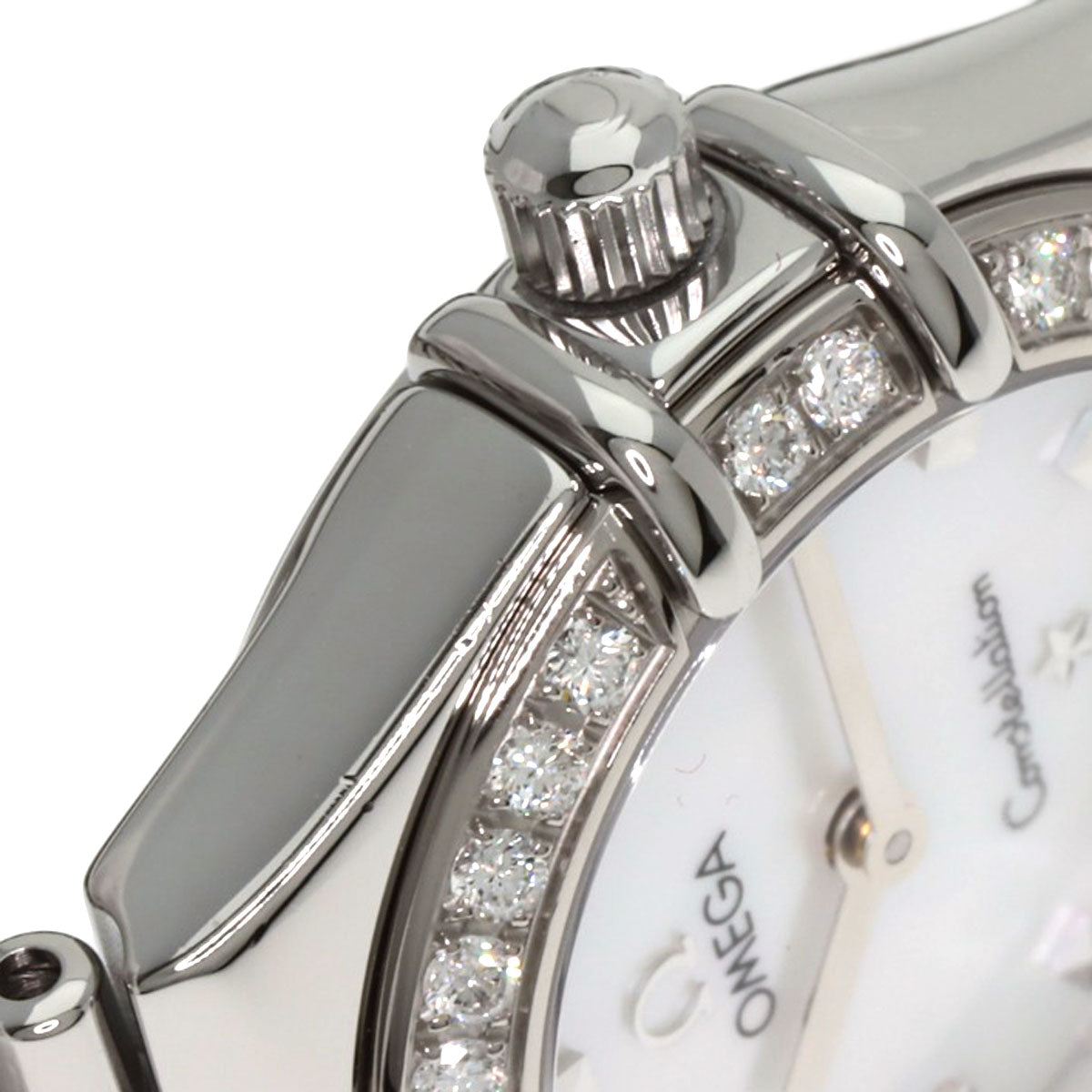 OMEGA Constellation Mini Diamond Watches 1465.71 Stainless Steel/Stainless Steel Ladies