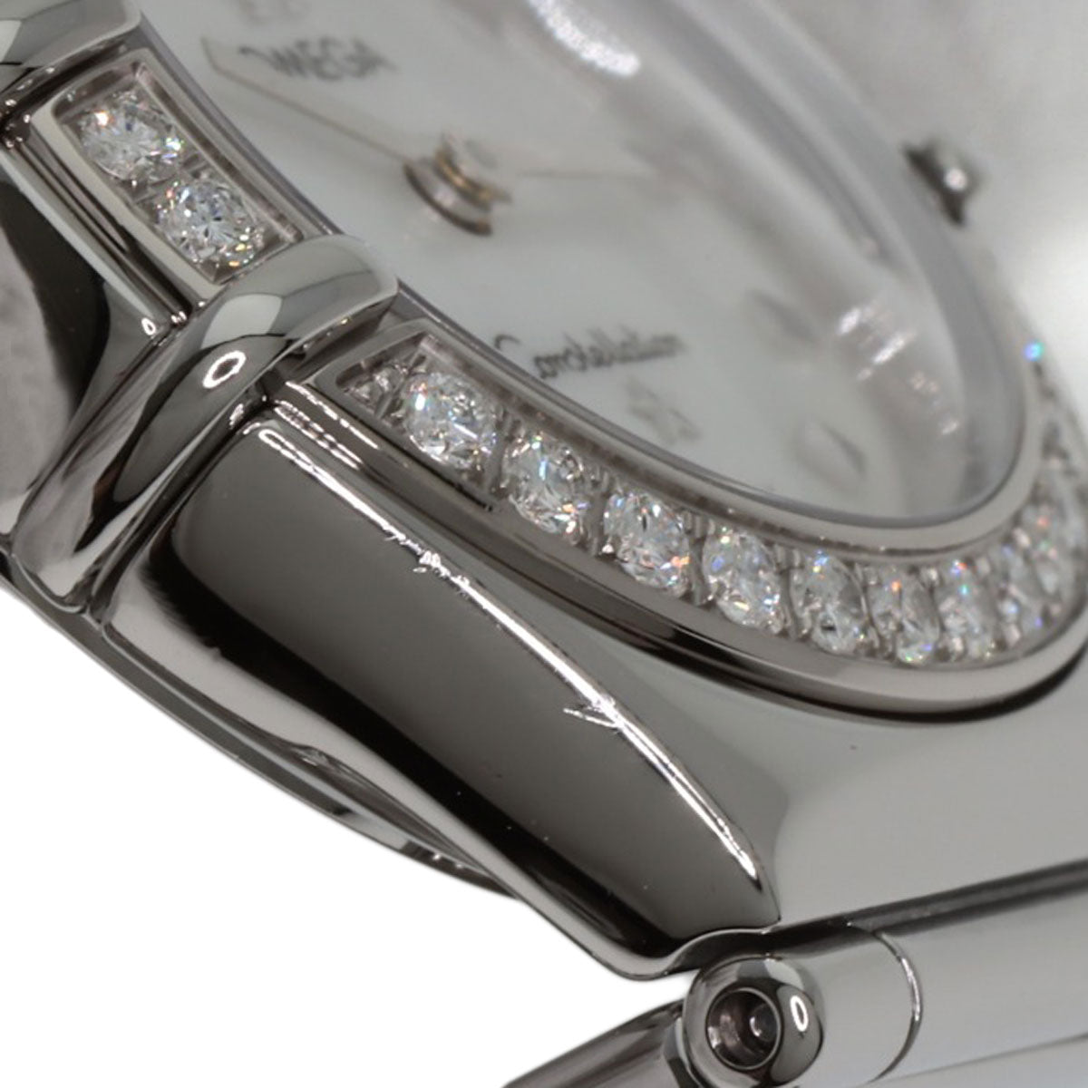 OMEGA Constellation Mini Diamond Watches 1465.71 Stainless Steel/Stainless Steel Ladies