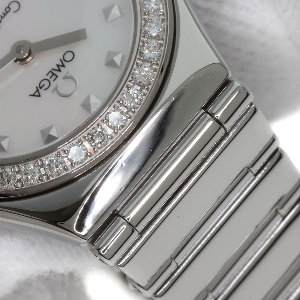 OMEGA Constellation Mini Diamond Watches 1465.71 Stainless Steel/Stainless Steel Ladies