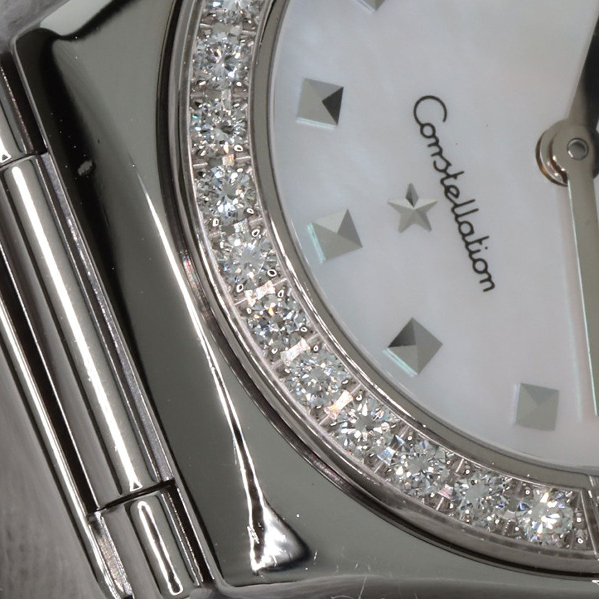 OMEGA Constellation Mini Diamond Watches 1465.71 Stainless Steel/Stainless Steel Ladies
