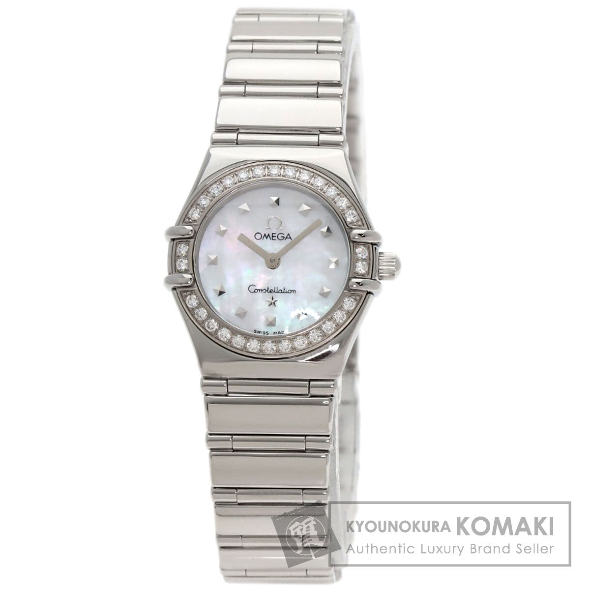 OMEGA Constellation Mini Diamond Watches 1465.71 Stainless Steel/Stainless Steel Ladies