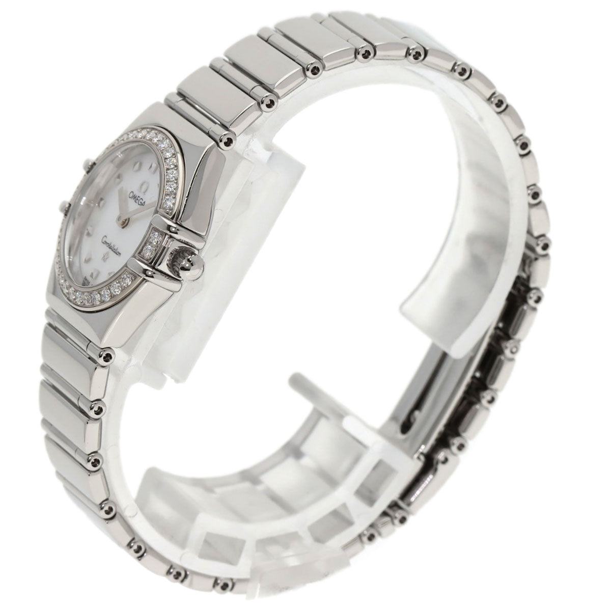 OMEGA Constellation Mini Diamond Watches 1465.71 Stainless Steel/Stainless Steel Ladies
