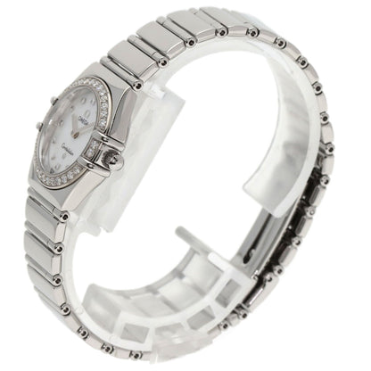 OMEGA Constellation Mini Diamond Watches 1465.71 Stainless Steel/Stainless Steel Ladies