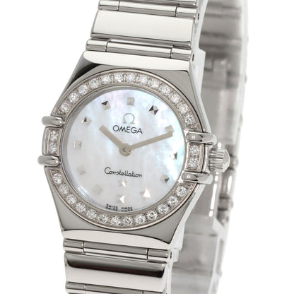 OMEGA Constellation Mini Diamond Watches 1465.71 Stainless Steel/Stainless Steel Ladies