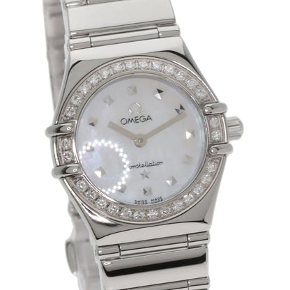 OMEGA Constellation Mini Diamond Watches 1465.71 Stainless Steel/Stainless Steel Ladies