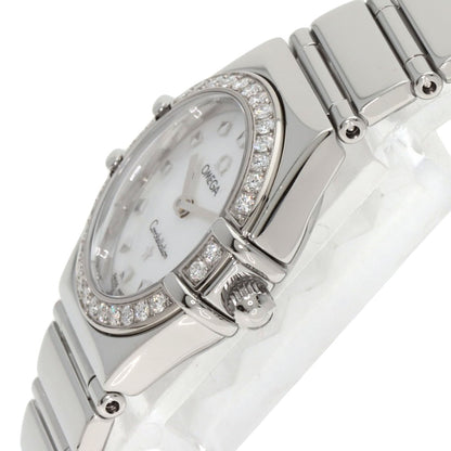 OMEGA Constellation Mini Diamond Watches 1465.71 Stainless Steel/Stainless Steel Ladies