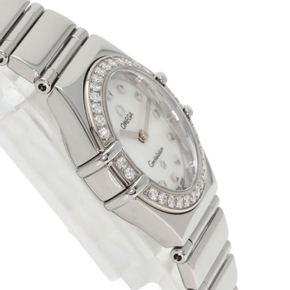 OMEGA Constellation Mini Diamond Watches 1465.71 Stainless Steel/Stainless Steel Ladies